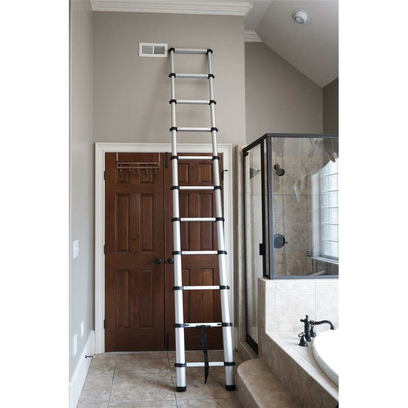 Cosco Home and Office SmartClose Telescoping 14 ft Aluminum Extension Cosco 14 Ft Telescoping Ladder